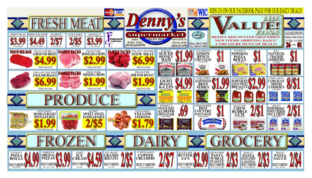 Denny’s weekly grocery ad preview