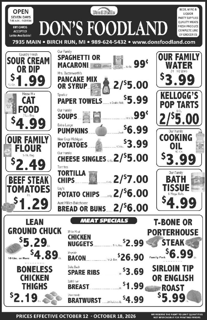 Don’s Foodland weekly grocery ad preview