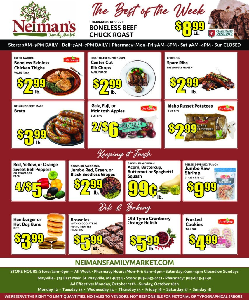 Neiman’s weekly grocery ad preview
