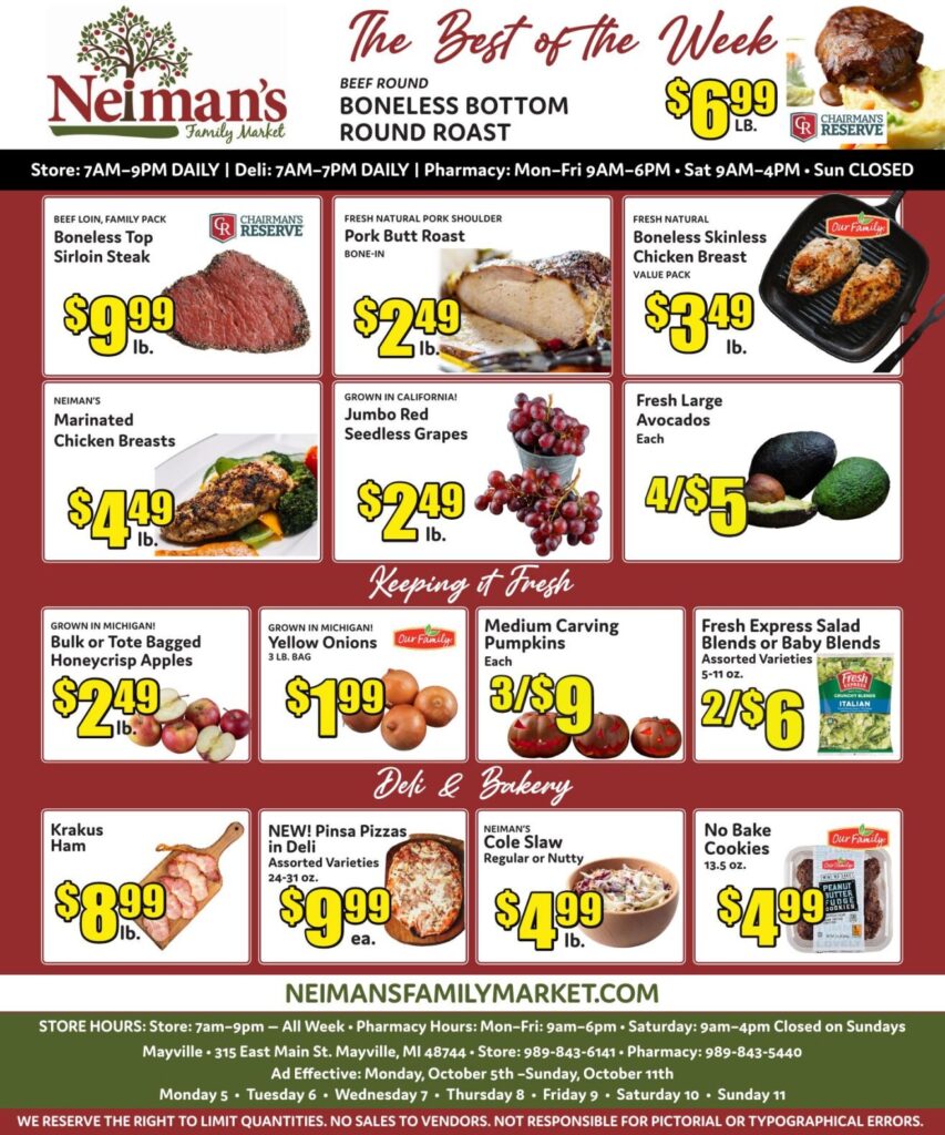 Neiman's Grocery weekly grocery ad