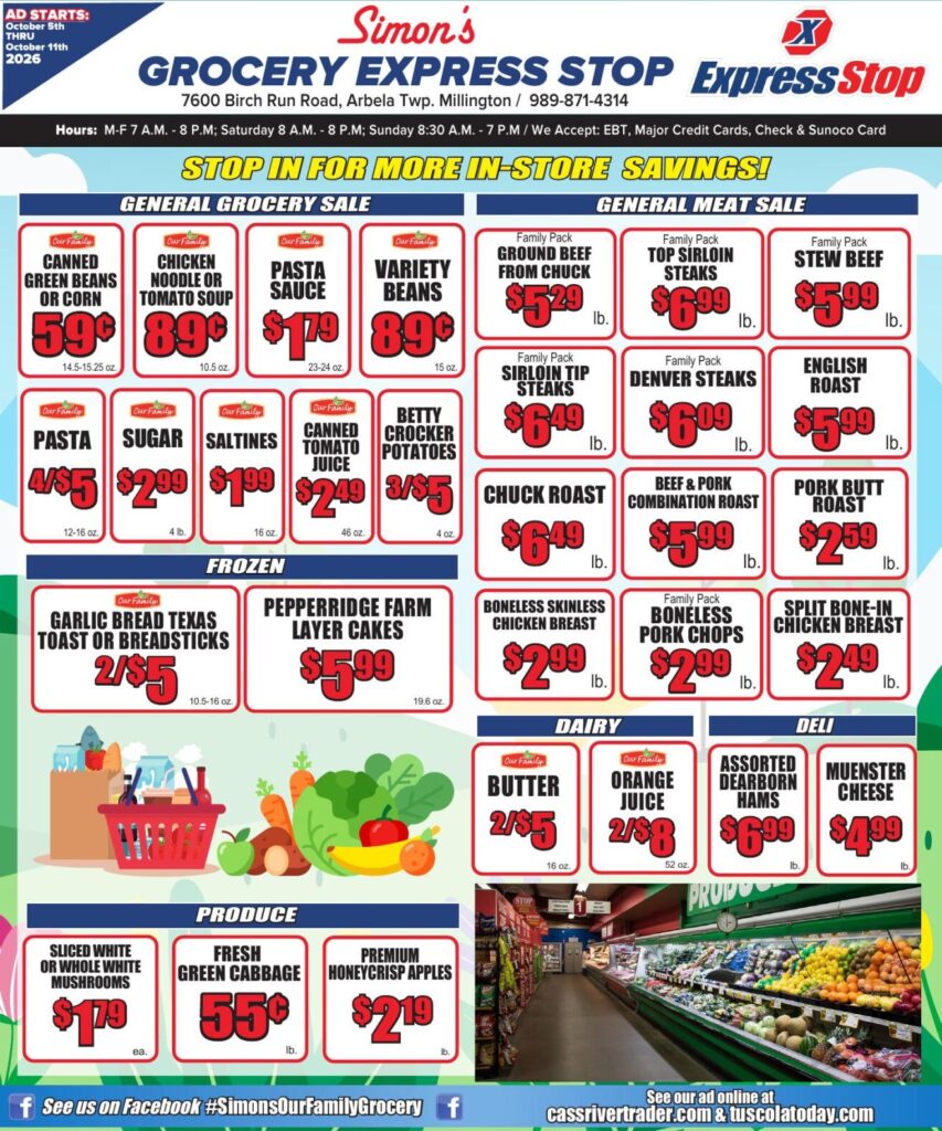 Simon's Grocery weekly grocery ad
