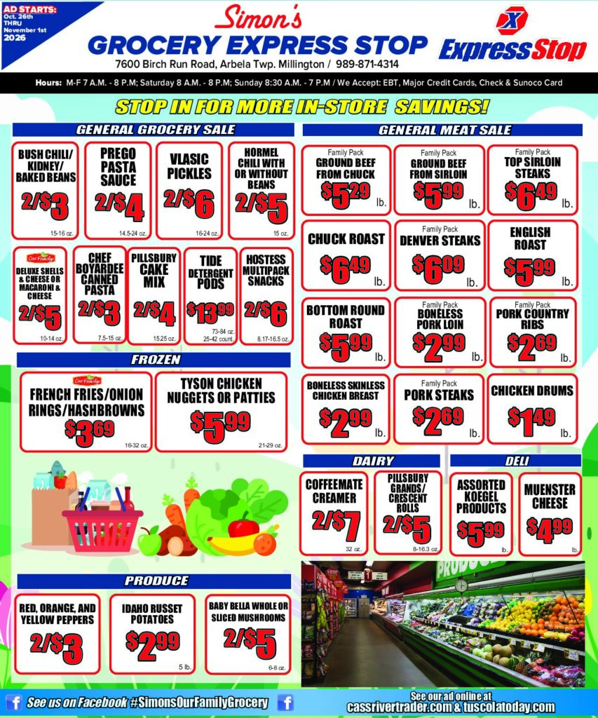 Simon’s Grocery weekly grocery ad preview